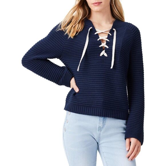 NIC+ZOE Sailor Sweater Dark Indigo 1 MD (US 8-10)